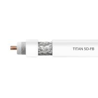 Кабель коаксиальный 5D-FB Titan CCA белый, 50 Ом