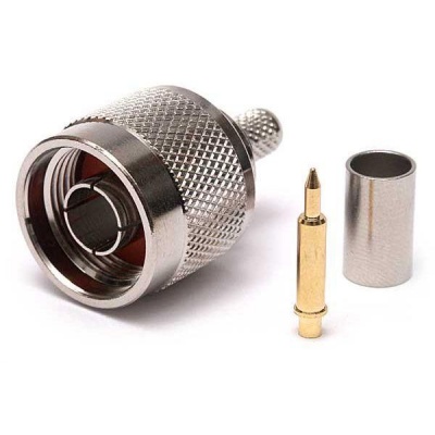 Разъем обжимной N-111F N-male RG-58