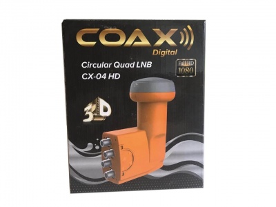 Конвертер круговой поляризации Coax CX-04, 4 выхода