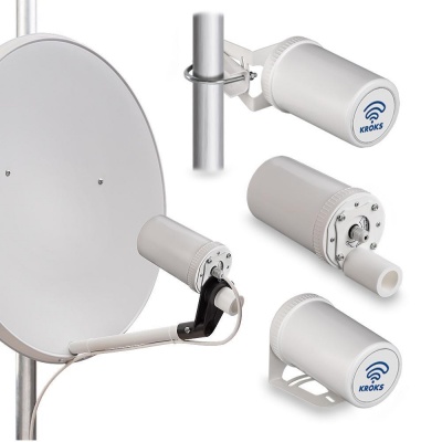 Антенна с роутером Kroks AP-221M3H-Pot с Huawei ME909s