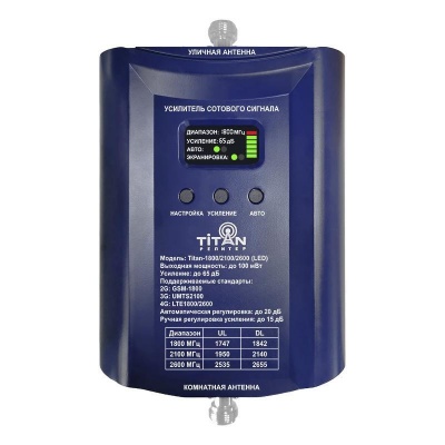 Комплект репитера Titan-1800/2100/2600 (LED)